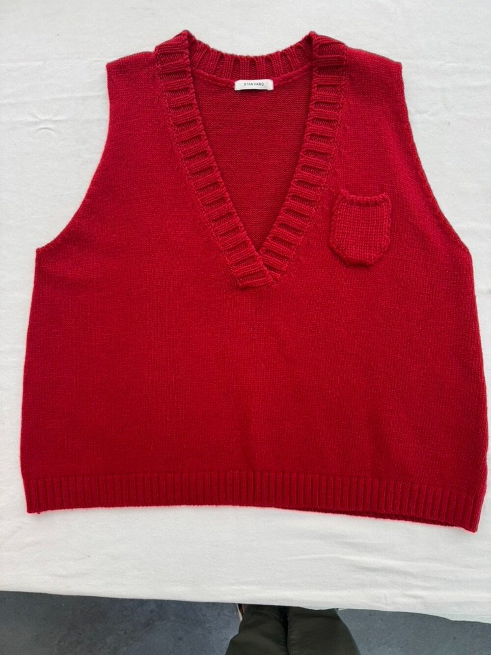 STANDARD brand red vest